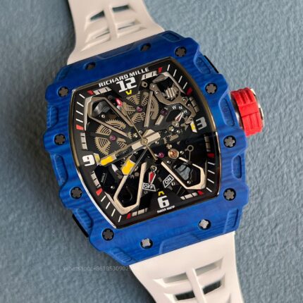 Richard Mille Mens Watch 50x43mm Automatic Mechanical Movement Stainless Steel Watches - Image 4