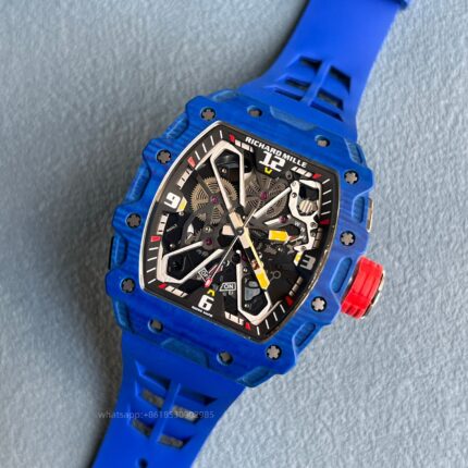 Richard Mille Mens Watch 50x43mm Automatic Mechanical Movement Stainless Steel Watches - Image 3