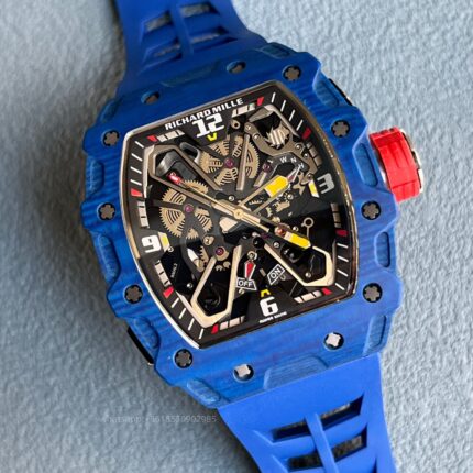 Richard Mille Mens Watch 50x43mm Automatic Mechanical Movement Stainless Steel Watches - Image 4