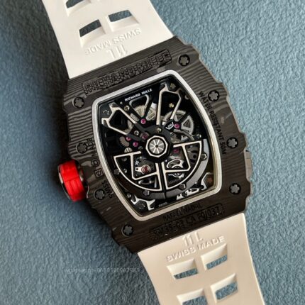 Richard Mille Mens Watch 50x43mm Automatic Mechanical Movement Stainless Steel Watches - Image 7