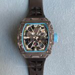 Richard Mille Mens Watch 50x43mm Automatic Mechanical Movement Stainless Steel Watches