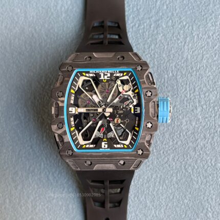 Richard Mille Mens Watch 50x43mm Automatic Mechanical Movement Stainless Steel Watches