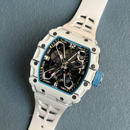 Richard Mille Mens Watch 50x43mm Automatic Mechanical Movement Stainless Steel Watches - Image 3