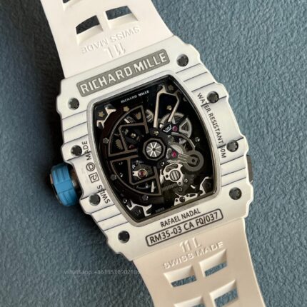 Richard Mille Mens Watch 50x43mm Automatic Mechanical Movement Stainless Steel Watches - Image 7