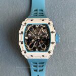 Richard Mille Mens Watch 50x43mm Automatic Mechanical Movement Stainless Steel Watches