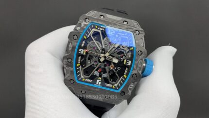Richard Mille Mens Watch 50x43mm Automatic Mechanical Movement Stainless Steel Watches - Image 2