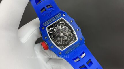 Richard Mille Mens Watch 50x43mm Automatic Mechanical Movement Stainless Steel Watches - Image 5