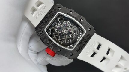Richard Mille Mens Watch 50x43mm Automatic Mechanical Movement Stainless Steel Watches - Image 3