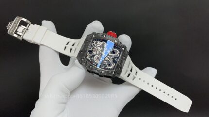 Richard Mille Mens Watch 50x43mm Automatic Mechanical Movement Stainless Steel Watches - Image 4