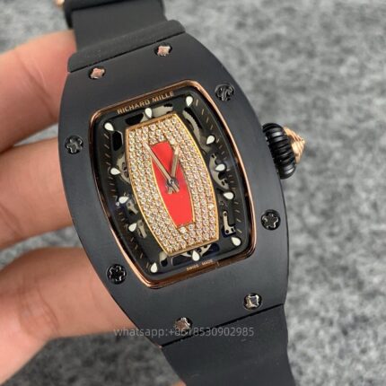 Richard Mille Womens Watch 31x45mm Automatic Mechanical Movement Stainless Steel Watches - Image 4