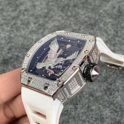 Richard Mille Womens Watch 31x45mm Automatic Mechanical Movement Stainless Steel Watches - Image 5