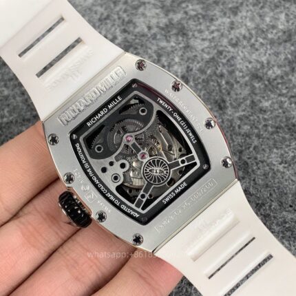 Richard Mille Womens Watch 31x45mm Automatic Mechanical Movement Stainless Steel Watches - Image 7