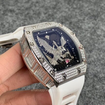 Richard Mille Womens Watch 31x45mm Automatic Mechanical Movement Stainless Steel Watches - Image 6