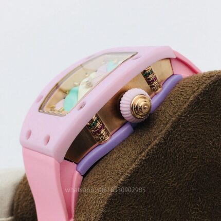 Richard Mille Womens Watch 31x45mm Automatic Mechanical Movement Stainless Steel Watches - Image 5