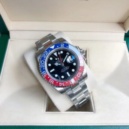 Rolex GMT-II Mens Watch 40mm 2813 Movement Automatic Mechanical Stainless Steel Watches - Image 3