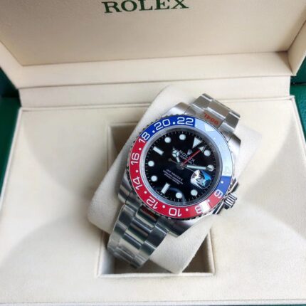 Rolex GMT-II Mens Watch 40mm 2813 Movement Automatic Mechanical Stainless Steel Watches - Image 2