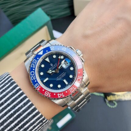 Rolex GMT-II Mens Watch 40mm 2813 Movement Automatic Mechanical Stainless Steel Watches - Image 3