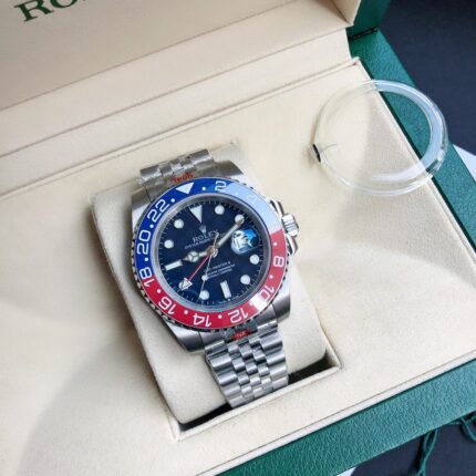 Rolex GMT-II Mens Watch 40mm 2813 Movement Automatic Mechanical Stainless Steel Watches - Image 4
