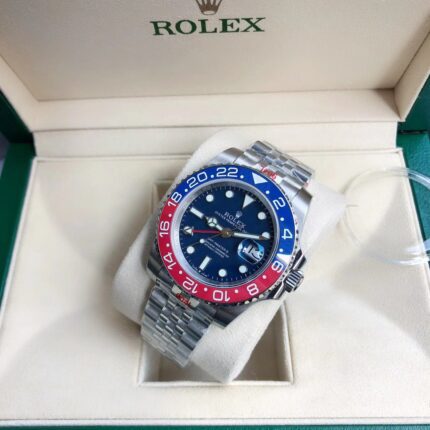 Rolex GMT-II Mens Watch 40mm 2813 Movement Automatic Mechanical Stainless Steel Watches - Image 3