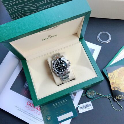 Rolex GMT-II Mens Watch 40mm 2813 Movement Automatic Mechanical Stainless Steel Watches - Image 5