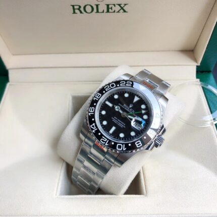 Rolex GMT-II Mens Watch 40mm 2813 Movement Automatic Mechanical Stainless Steel Watches - Image 3