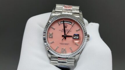 Rolex Day Date Unisex Watch 36mm CAL 3255 Automatic Mechanical Movement Stainless Steel Watches - Image 2