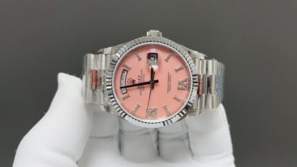 Rolex Day Date Unisex Watch 36mm CAL 3255 Automatic Mechanical Movement Stainless Steel Watches - Image 3