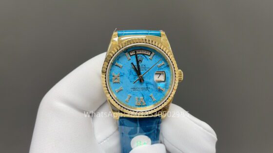 Rolex Day Date 36mm Unisex Watch CAL 2824/3255 Movement Lether Strap Automatic Mechanical Stainless Steel Watches 8+ Factory