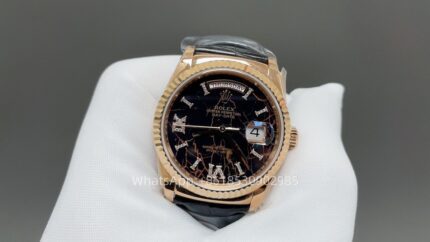 Rolex Day Date 36mm Unisex Watch CAL 2824/3255 Movement Lether Strap Automatic Mechanical Stainless Steel Watches 8+ Factory - Image 3