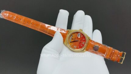 Rolex Day Date 36mm Unisex Watch CAL 2836/3255 Movement Lether Strap Automatic Mechanical Stainless Steel Watches 8+ Factory - Image 2