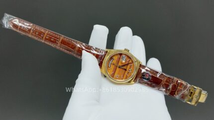 Rolex Day Date 36mm Unisex Watch CAL 2824/3255 Movement Lether Strap Automatic Mechanical Stainless Steel Watches 8+ Factory - Image 2