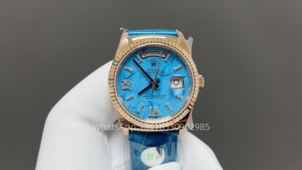 Rolex Day Date 36mm Unisex Watch CAL 2836/3255 Movement Lether Strap Automatic Mechanical Stainless Steel Watches 8+ Factory