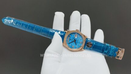 Rolex Day Date 36mm Unisex Watch CAL 2836/3255 Movement Lether Strap Automatic Mechanical Stainless Steel Watches 8+ Factory - Image 2