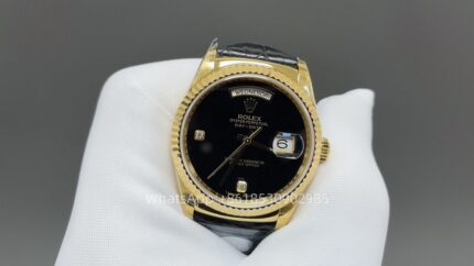 Rolex Day Date 36mm Unisex Watch CAL 2824/3255 Movement Lether Strap Automatic Mechanical Stainless Steel Watches 8+ Factory - Image 3