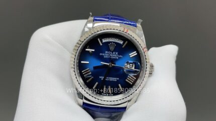 Rolex Day Date 36mm Unisex Watch CAL 2824/3255 Movement Lether Strap Automatic Mechanical Stainless Steel Watches 8+ Factory - Image 3