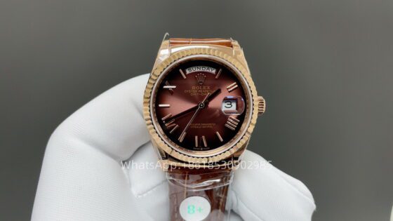 Rolex Day Date 36mm Unisex Watch CAL 2824/3255 Movement Lether Strap Automatic Mechanical Stainless Steel Watches 8+ Factory
