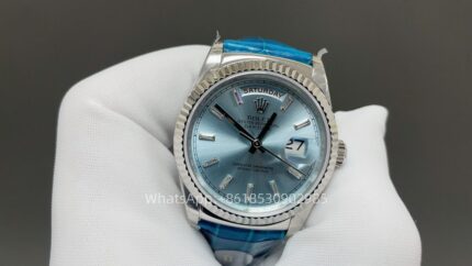 Rolex Day Date 36mm Unisex Watch CAL 2824/3255 Movement Lether Strap Automatic Mechanical Stainless Steel Watches 8+ Factory - Image 3