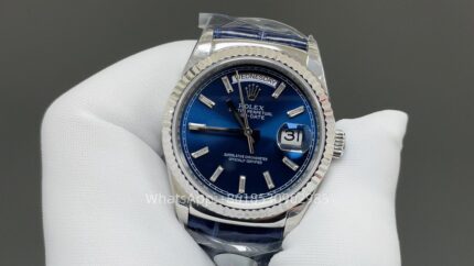 Rolex Day Date 36mm Unisex Watch CAL 2824/3255 Movement Lether Strap Automatic Mechanical Stainless Steel Watches 8+ Factory - Image 3