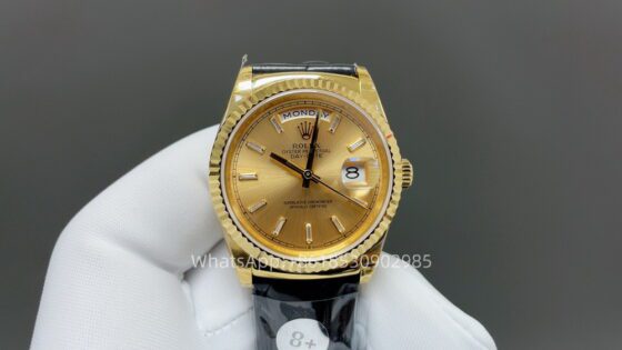 Rolex Day Date 36mm Unisex Watch CAL 2824/3255 Movement Lether Strap Automatic Mechanical Stainless Steel Watches 8+ Factory