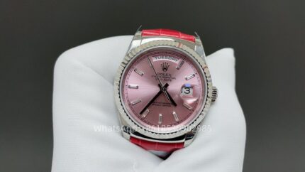 Rolex Day Date 36mm Unisex Watch CAL 2824/3255 Movement Lether Strap Automatic Mechanical Stainless Steel Watches 8+ Factory - Image 3