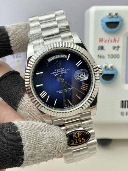 Rolex Day Date 40mm Mens Watch CAL 2836/3255 Movement Automatic Mechanical Stainless Steel Watches KF Factory - Image 2