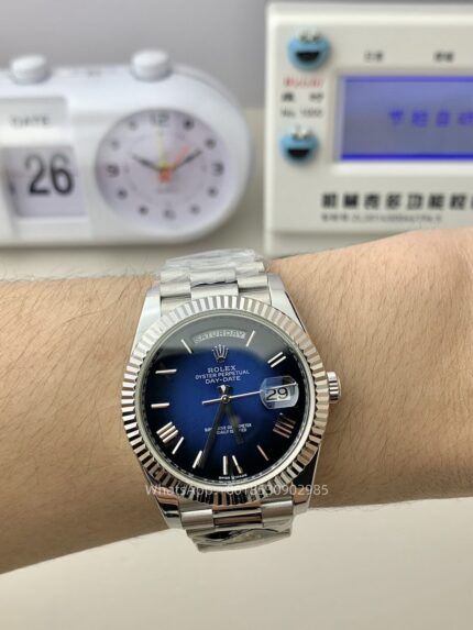 Rolex Day Date 40mm Mens Watch CAL 2836/3255 Movement Automatic Mechanical Stainless Steel Watches KF Factory - Image 3