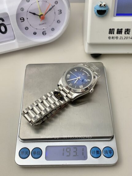 Rolex Day Date 40mm Mens Watch CAL 2836/3255 Movement Automatic Mechanical Stainless Steel Watches KF Factory - Image 9