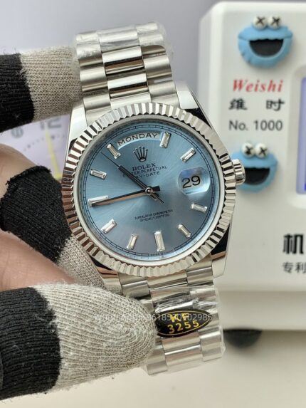 Rolex Day Date 40mm Mens Watch CAL 2836/3255 Movement Automatic Mechanical Stainless Steel Watches KF Factory - Image 2