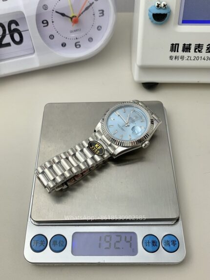 Rolex Day Date 40mm Mens Watch CAL 2836/3255 Movement Automatic Mechanical Stainless Steel Watches KF Factory - Image 9