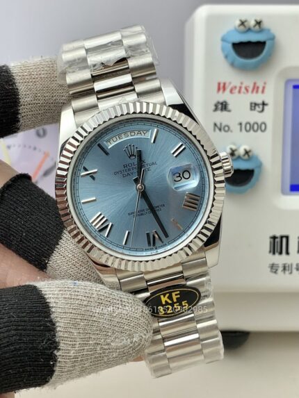 Rolex Day Date 40mm Mens Watch CAL 2836/3255 Movement Automatic Mechanical Stainless Steel Watches KF Factory - Image 2