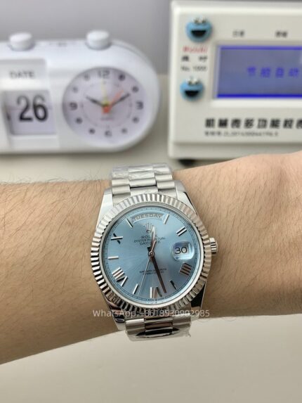 Rolex Day Date 40mm Mens Watch CAL 2836/3255 Movement Automatic Mechanical Stainless Steel Watches KF Factory - Image 3