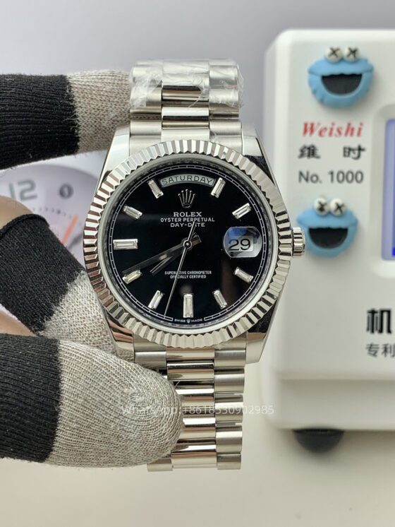 Rolex Day Date 40mm Mens Watch CAL 2836/3255 Movement Automatic Mechanical Stainless Steel Watches KF Factory