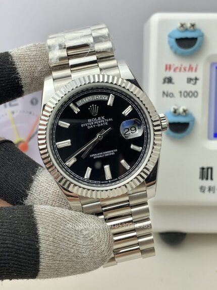 Rolex Day Date 40mm Mens Watch CAL 2836/3255 Movement Automatic Mechanical Stainless Steel Watches KF Factory - Image 2