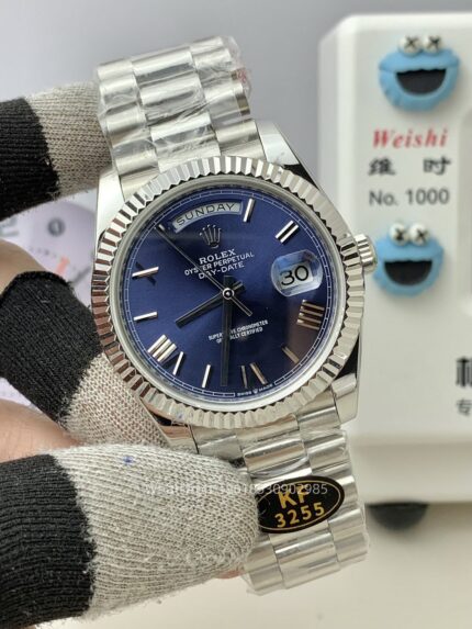 Rolex Day Date 40mm Mens Watch CAL 2836/3255 Movement Automatic Mechanical Stainless Steel Watches KF Factory - Image 2